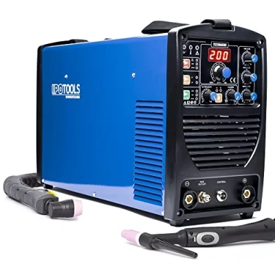Image de IPOTOOLS TC200ACDC Poste a souder TIG arc avec 200A 230V IGBT, 3 en 1 TIG, MMA électrodes, de Soudage Portable, garantie 7 ans