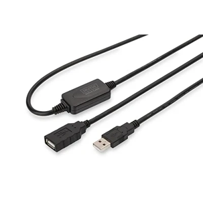 Image de DIGITUS Câble de rallonge USB, mâle femelle, 10…