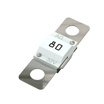 Image de AUPROTEC Fusible Midi à Courant élévé/Verrouillage vis 40 100A, Choix : 80A ampères, Blanc, 1 pièce