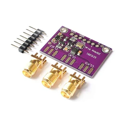Image de ICQUANZX CJMCU 5351 Si5351A Si5351 I2C 25MHZ Contrôleur Générateur D&#039;horloge Breakout Board 8KHz à 160MHz 3 5VDC pour Arduino