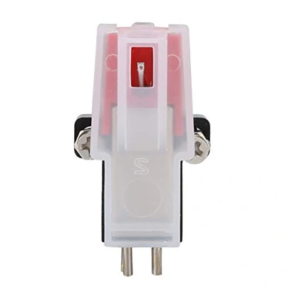 Image de Stylet de phonographe Q1, Aiguille Mobile à Diamant Rouge et Stylet, Rechange pour Tourne Disque Vinyle