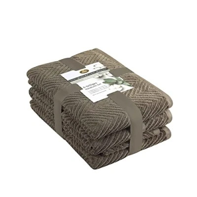 Image de Gözze Set Serviette Éponge, 2 serviettes (50 x 100 cm), de douche (70 140 cm) et pour invités (30 50 100% Coton, 480 g/m² Jade