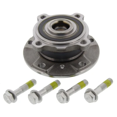 Image de MAPCO 26662 Kit de roulements roue des deux côtés l&#039;essieu avant avec moyeu roue, bague ABS BMW: 5 Berline, Touring, 6 Coupe
