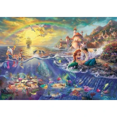 Image de Schmidt Disney Kleine Zeemeermin Puzzle pour enfants, Taille: One Size, Multicoloured