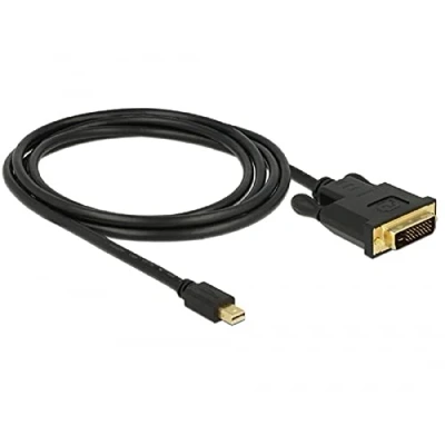 Image de DeLOCK 83989 câble vidéo et adaptateur 2 m Mini DisplayPort DVI D Noir Neuf