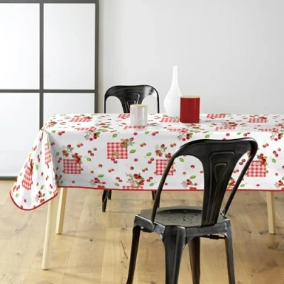 Image de douceur d&#039;intérieur Nappe, PVC, Cerise, 140 x 240 cm