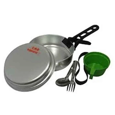Image de Cao Camping Popote aluminium scout pour 1 personne 1,1 L, sans
