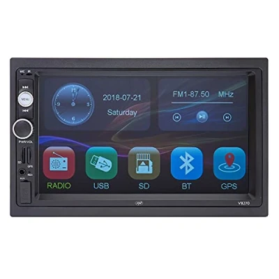 Image de Navigation multimédia PNI V8270 2 DIN avec GPS MP5, écran tactile 7 Pouces, Radio FM, Bluetooth, Mirror Link, AUX, USB, microSD
