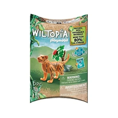 Image de Playmobil 71064 Bébé Alpaga Wiltopia Carte d&#039;animaux à Collectionner Gamme avec Plus de 80% matériaux recyclés ou biosourcés en Moyenne Dès 4 Ans