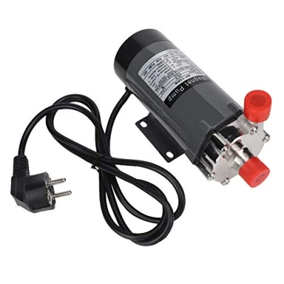 Image de pompe à bière, Bière magnétique de brassage résistante hautes températures d&#039;acier inoxydable pour Homebrew, eau d&#039;entraînement principale haute température(EU Plug 220V)