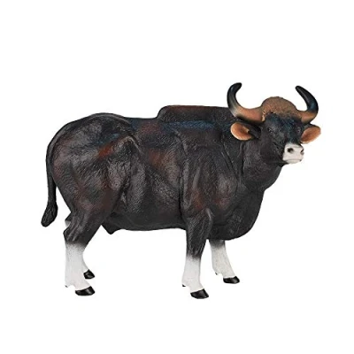 Image de MOJO Gau Jouet Figurine: Bovin de Gaur Planète des Animaux, 5031923871700EAN, Noir, único