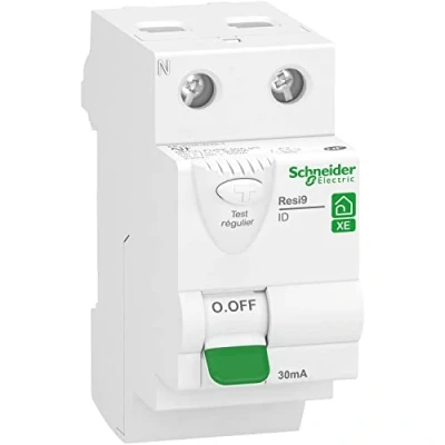 Image de Interrupteur différentiel RESI9 XE 2P 30mA 40A Type A embrochable SCHNEIDER ELECTRIC R9ERA240