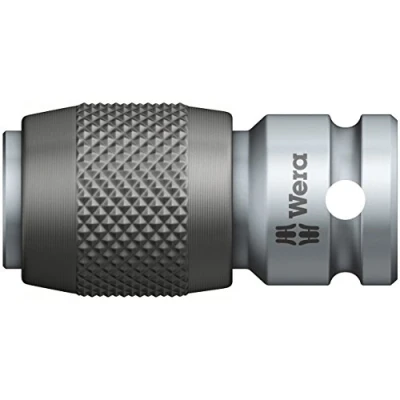 Image de Wera 05042750001 784 A Éléments de liaison 1/4&quot; avec mandrin à serrage rapide Wera, 1/4 pouce x 30 mm, Argent/gris