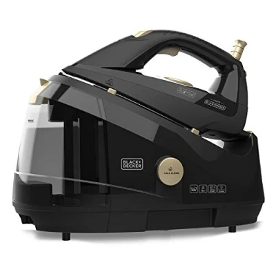 Image de BLACK+DECKER BXSS2400E Centrale vapeur 2400W, pression 7 bars, continue 130g / min, réservoir de 2L, chauffage rapide 2&#039;, Infinity system