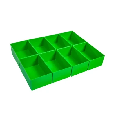 Image de BS Systems Insetbox D3 BSS Vert (lot de 8) pour L BOXX