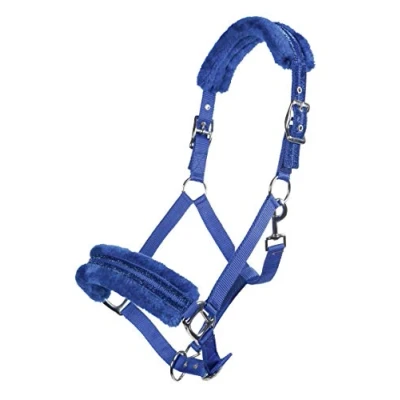 Image de HKM Licol Glitter Nylon Doublure Polarfleece Cobalt bleu Cob