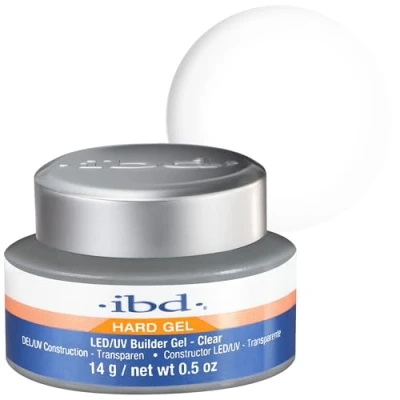 Image de IBD Hard gel LED/UV Builder Clear, 1er Pack (1 x 14 g) de construction pour ongles transparent