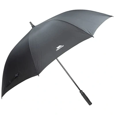 Image de Trespass 5.04527E+12, Parapluie de Golf à Ouverture Automatique, résistant au Vent, Tige hexagonale 3, 30&amp;Quot Mixte Adulte, Negro, Standard