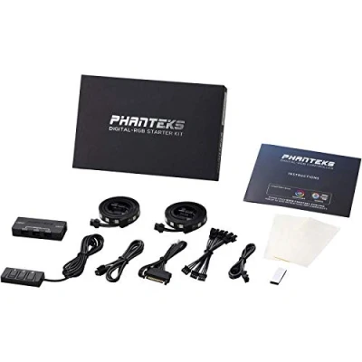 Image de Phanteks Digital RGB Starter Kit INKL. Controller und 2X LED STR 128706