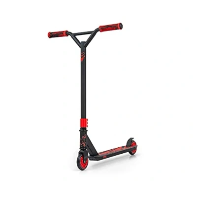 Image de Trottinette acrobatique MMX Buster de Milly Mally jusqu&#039;à 100 kg pour Les Enfants Plus 6 Ans, Stable Freestyle avec Roues en PU d&#039;un diamètre mm paliers ABEC 7 Rouge
