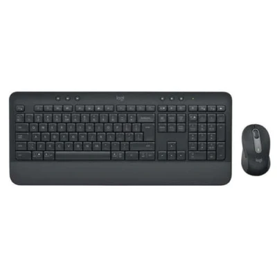 Image de Logitech Signature MK650 Combo For Business clavier Souris incluse Bureau Bluetooth QWERTY US International Graphite Neuf