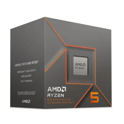 Image de AMD Ryzen™ 5 8500G Processeur, 6 Cœurs/12 Threads Débridés, Radeon™ 740M, Architecture Zen 4, 22MB Cache, 65W TDP, Jusqu&#039;à 5,05 GHz en Boost, Socket AM5, DDR5 &amp; PCIe 5.0, Ventirad Wraith Stealth