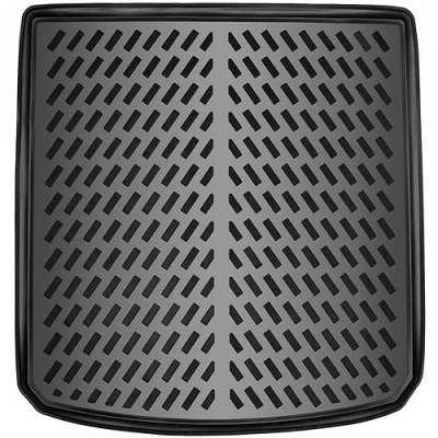 Image de ELMASLINE Bac de coffre 3D pour VW Golf 8 (VIII) 2019 2024 Variant Break Accessoires tapis Antidérapant avec bord 5 cm