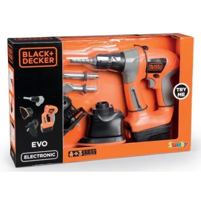 Image de Smoby Black+Decker EVO Electronique Jouet Bricolage Enfant 3 en 1 Piles Incluses 360102