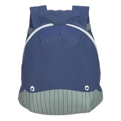 Image de LÄSSIG Petit Sac à dos pour enfants la crèche avec sangle de poitrine, 20 x 9.5 24 cm, 3,5 L/Tiny Backpack About Friends Whale