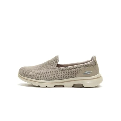 Image de Skechers Femme Go Walk 5 Baskets, Taupe Textile/Trim, 42 EU Large