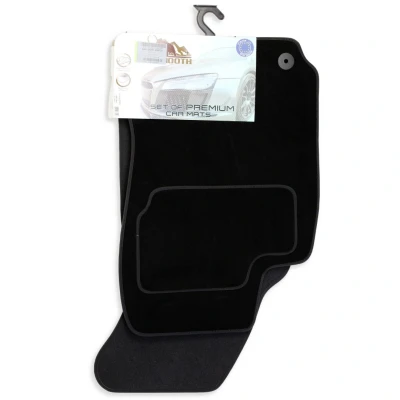 Image de MAMMOOTH A041 VW265 PRM 01 Ensemble de tapis sol Textile avant et arrière 4 noir Sur mesure VOLKSWAGEN: Passat B5 GP Break, Berline
