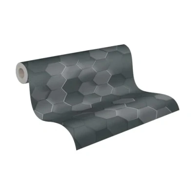 Image de A.S. Création PintWalls 387233 Papier peint intissé Effet 3D Gris 10,05m x 0,53 m Fabriqué en Allemagne