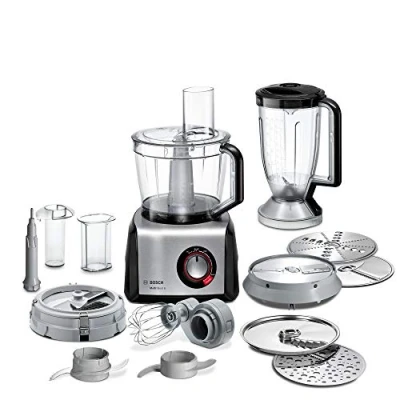 Image de Bosch MultiTalent 8 MC812M865 Robot multi fonctions 1250 Watt noir inox brossé