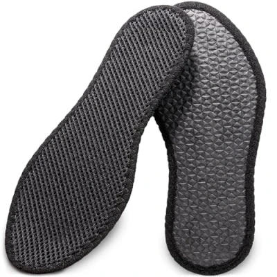 Image de SULPO 1 pair de semelles intérieures avec charbon actif et amortissement en latex pour pieds frais/semelles contre la transpiration