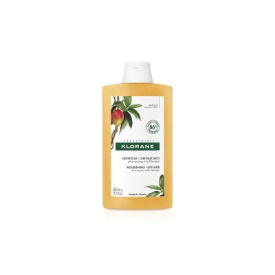 Image de Klorane Shampooing à la Mangue 400 ml Pour cheveux secs