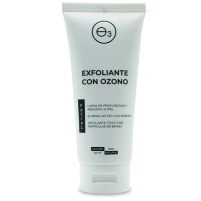 Image de OZONO D&#039;OR Gommage visage pour Femme avec Bio Ozone 100% Naturel, Élimine les Points noirs, Pores dilatés, Boutons, l&#039;acné et Imperfections Exfoliant 100 ml