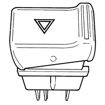 Image de FAE 61110 Interrupteur de signal détresse RENAULT: 4 Break