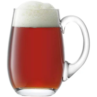 Image de LSA BR39 Chope arrondie Bar, 750 ml, transparente