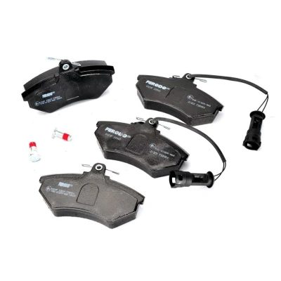 Image de FERODO PREMIER ECO FRICTION FDB954 Jeu de plaquettes frein contact signal d&#039;usure inclus avec vis d&#039;étrier accessoires