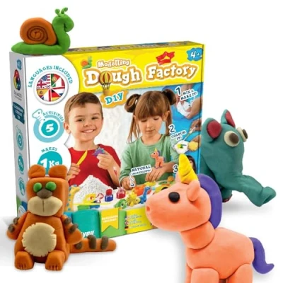 Image de Science4you Usine de Pâte à modeler Kit pate a pour enfants, création votre propre plastiline parfumée 1000g douce et sèche, jouet cadeau creation enfants filles âgés 4 5 6 7 8+