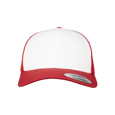 Image de Flexfit Retro Trucker Casquette, Taille: One Size, Red/white