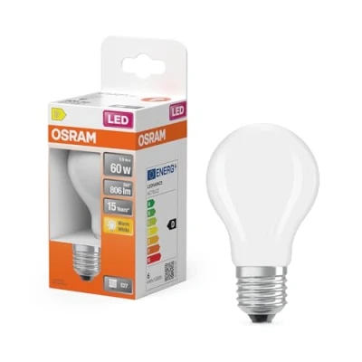 Image de OSRAM 4099854467738 LED CEE D (A G) E27 5.9 W blanc chaud (Ø x H) 60.00 mm 1 pc(s)