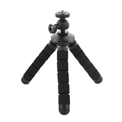 Image de trépied flexible 3 en 1 TNB Mini de 15,5 cm Noir