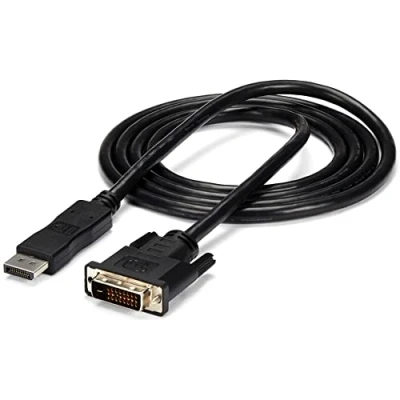 Image de StarTech.com Câble DisplayPort vers DVI de 1,8m Adaptateur 1080p Video DP/DVI D Single Link pour Moniteur DP à Convertisseur 1.2 (DP2DVIMM6)