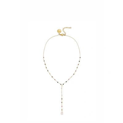 Image de Singularu Y Tourmaline Stones Collier, Femme, Taille: One Size, Oro