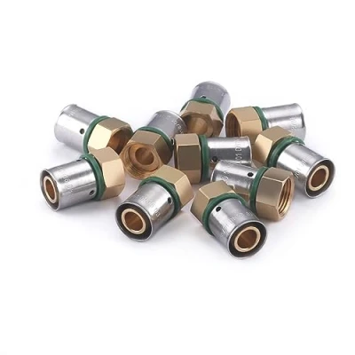 Image de Raccord PER à Sertir Ø16 Femelle Tournant 12x17 sachet de 10 raccords NOYON &amp; THIEBAULT
