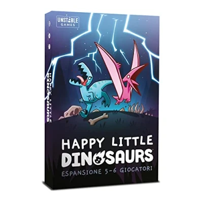 Image de Asmodee Happy Little Dinosaures : Expansion 5 6 Joueurs Extension de Jeu Table, 2 Joueurs, 8+ Ans, édition en Italien