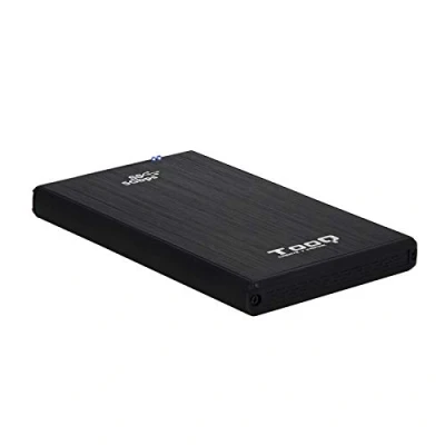 Image de TooQ TQE 2522B Boîtier pour Disque Dur HDD 2, 5&quot;, (SATA I/II/III 9, 5 mm Haut, USB3.0) Noir