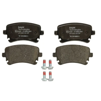Image de DELPHI LP1920 Jeu de plaquettes frein non préparé pour indicateur d&#039;usure avec tôle anti bruit accessoires AUDI: A6 C6 Avant, A4 B7 Avant