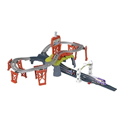 Image de Fisher Price Coffret Thomas et ses Amis de La Coupe Chicalor avec locomotives Kana à pousser circuit, Jouet Enfant, Dès 3 ans, HFW03